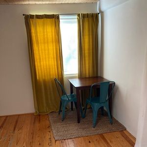 UO Velvet curtain panels